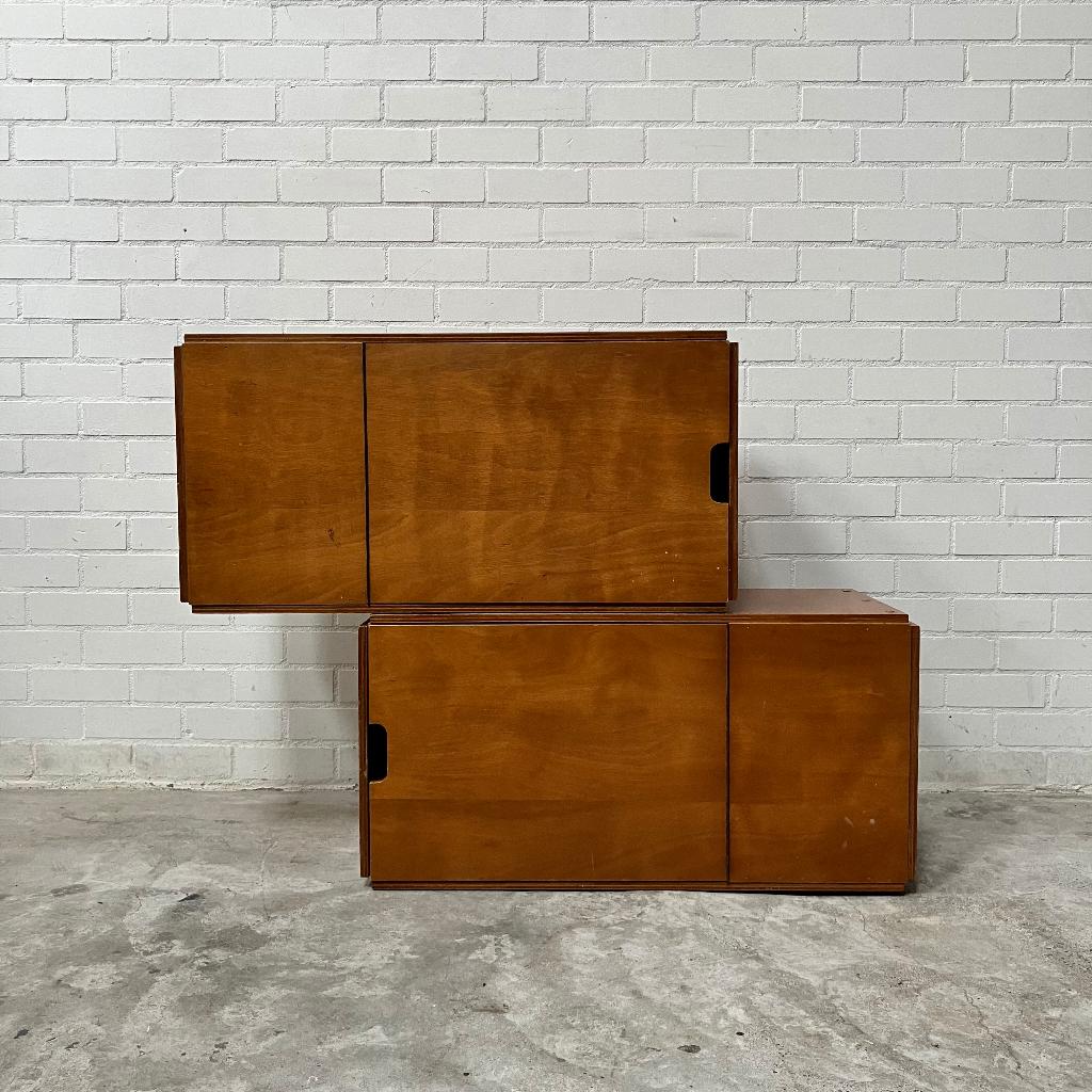 Vintage dressoir kast boot schip tv meubel opslag keuken oud, Ophalen, Gebruikt, 25 tot 50 cm