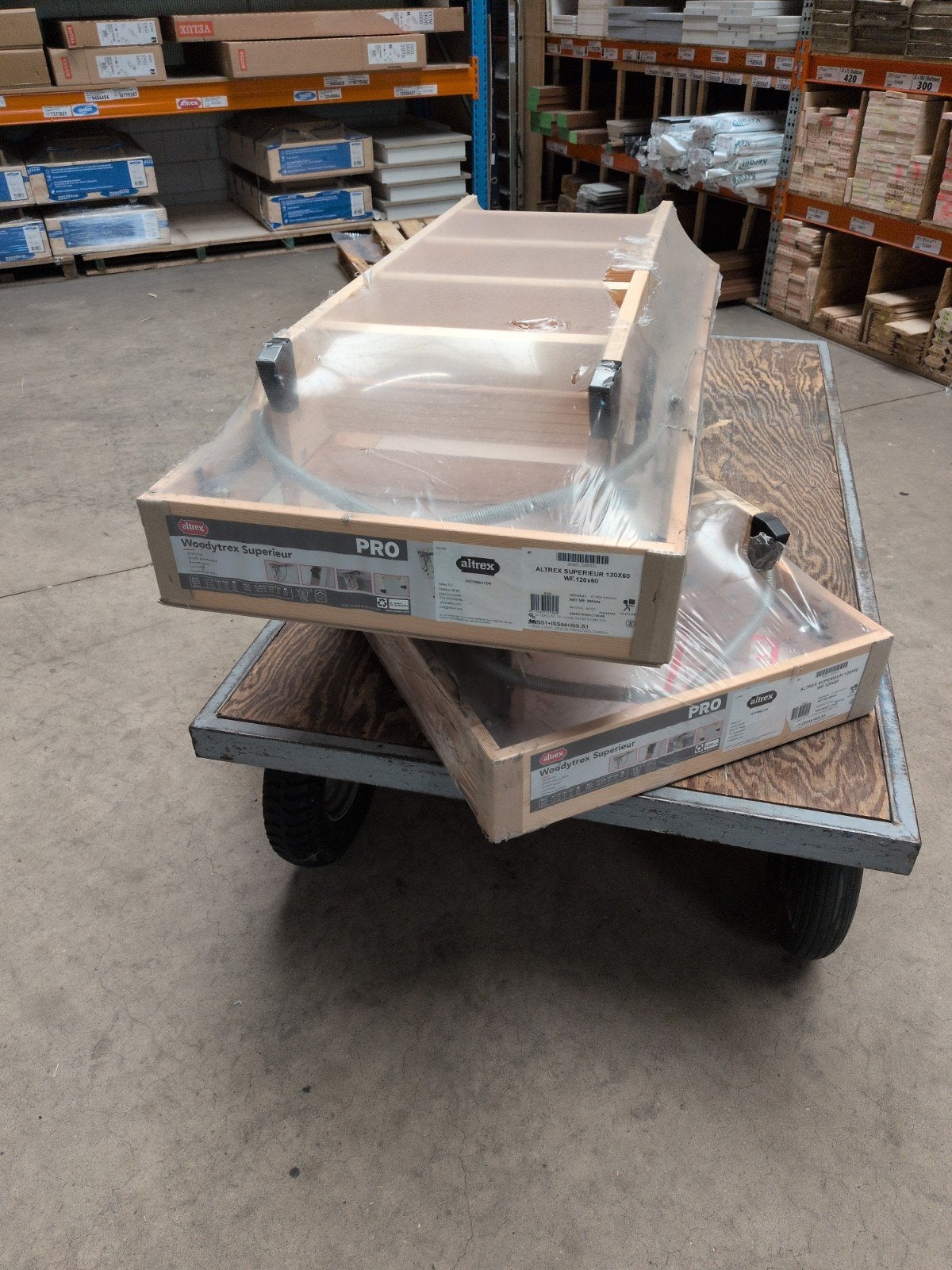 Altrex Woodytrex Superieur Zoldertrap 120x60cm, Ophalen