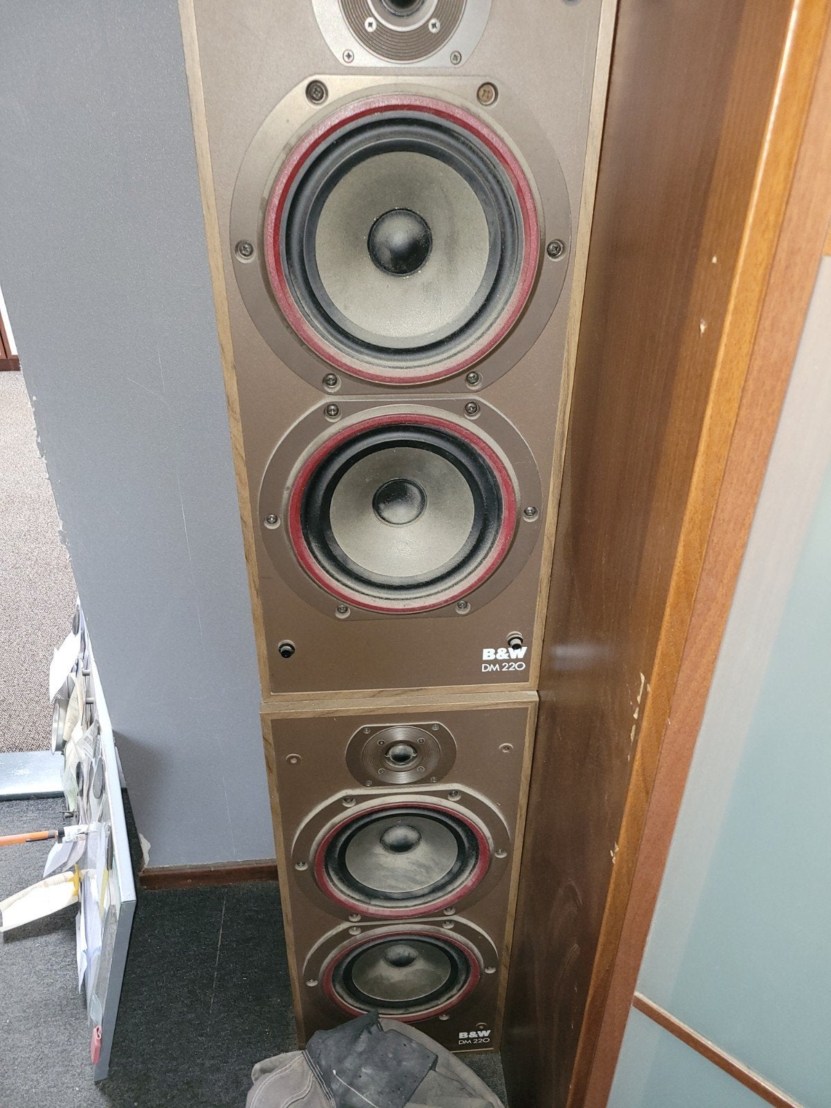 2 stuks DM 220, Ophalen of Verzenden, 60 tot 120 watt, Bowers & Wilkins (B&W)