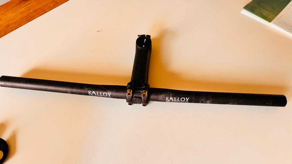 Kalloy atb stuur + Ritchey stem 120mm 1-1/8, Gebruikt, BMX, Stuur, Ophalen of Verzenden