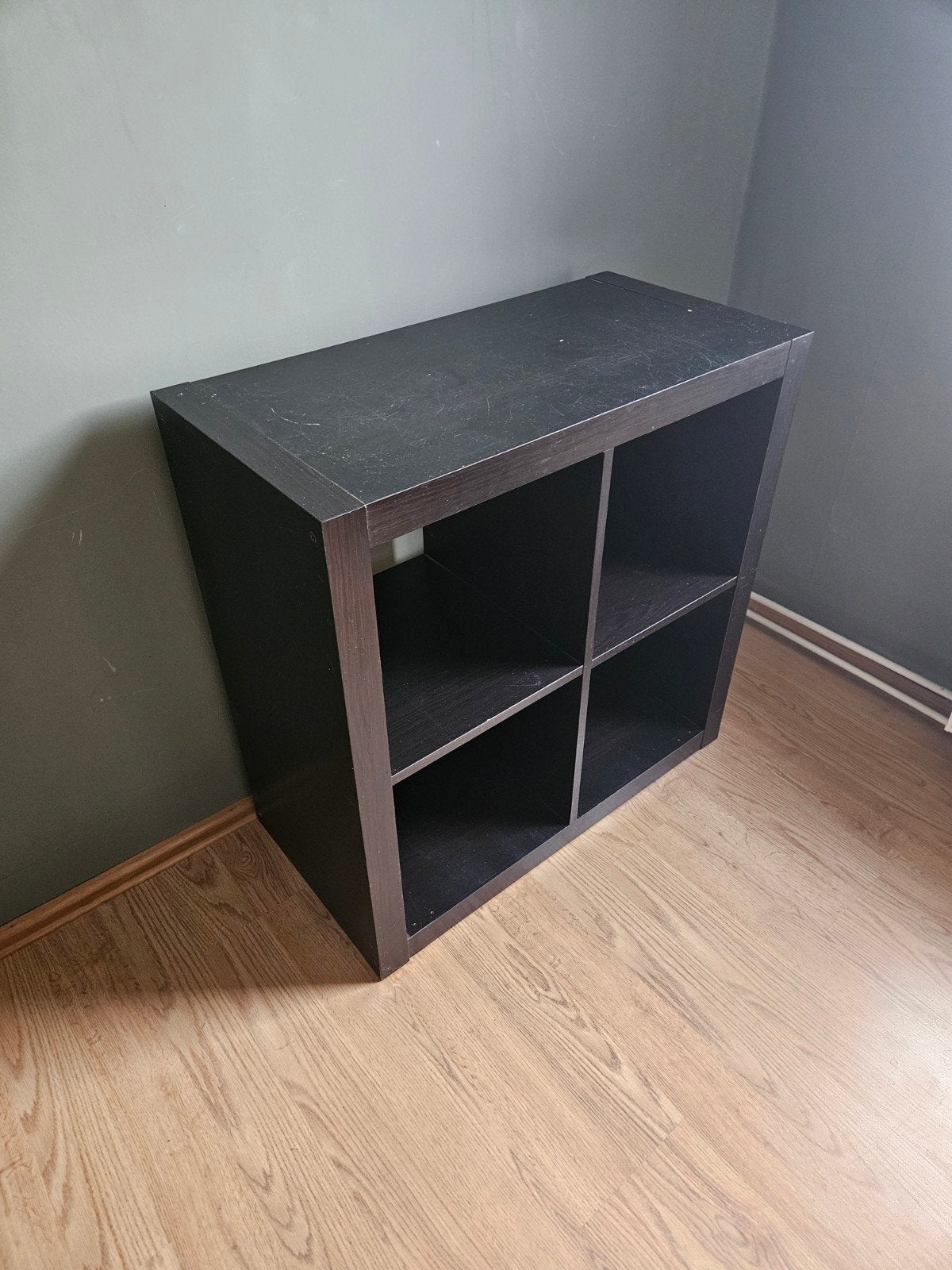 IKEA Kallax kast zwart 2x2 vakken, Ophalen, Gebruikt, 50 tot 100 cm, Minder dan 100 cm