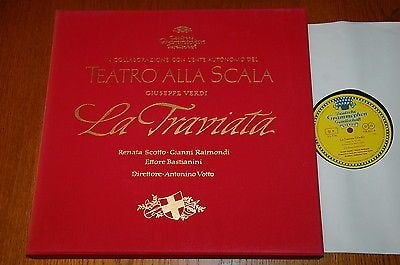 Guiseppe Verdi La Traviata DGG Deutsche Grammophon BOXSET, Ophalen, Gebruikt, Verdi, Romantiek