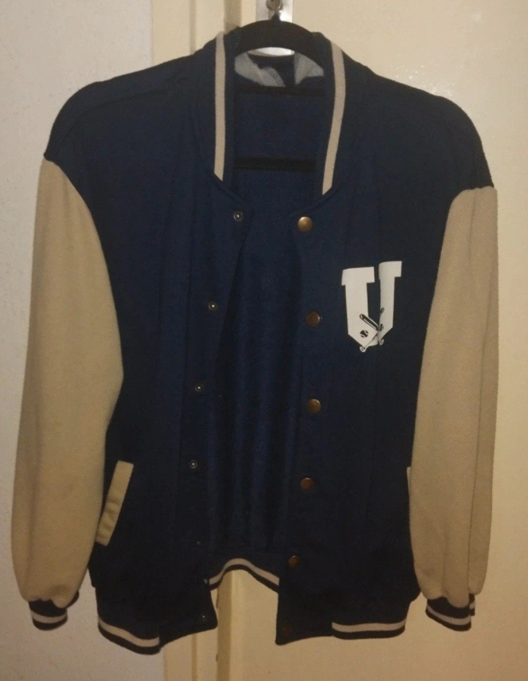 Vintage USA 1984 College Varsity Jacket - Maat m, Ophalen, Shein, Gedragen, Maat 48/50 (M)