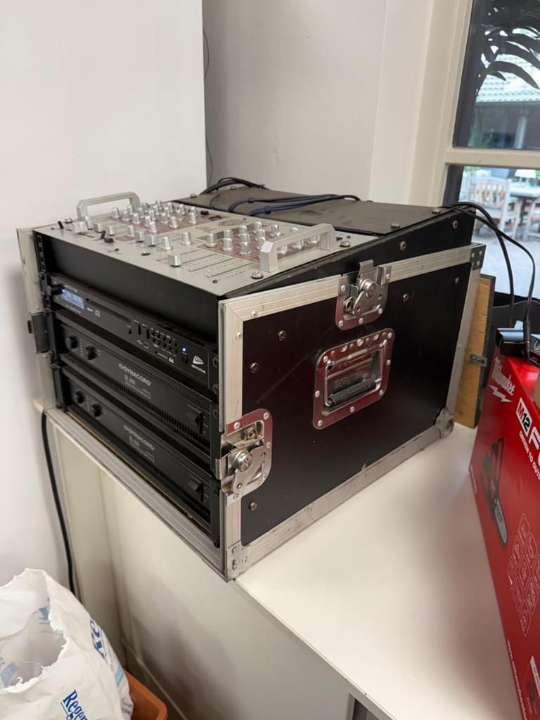 DAP audioset compleet met versterkers 2x (Dynacord), Gebruikt, Overige typen, 120 watt of meer, Ophalen