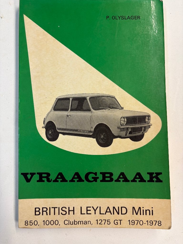 Vraagbaak British Leyland Mini (1970-1978) - Olyslager, Ophalen of Verzenden