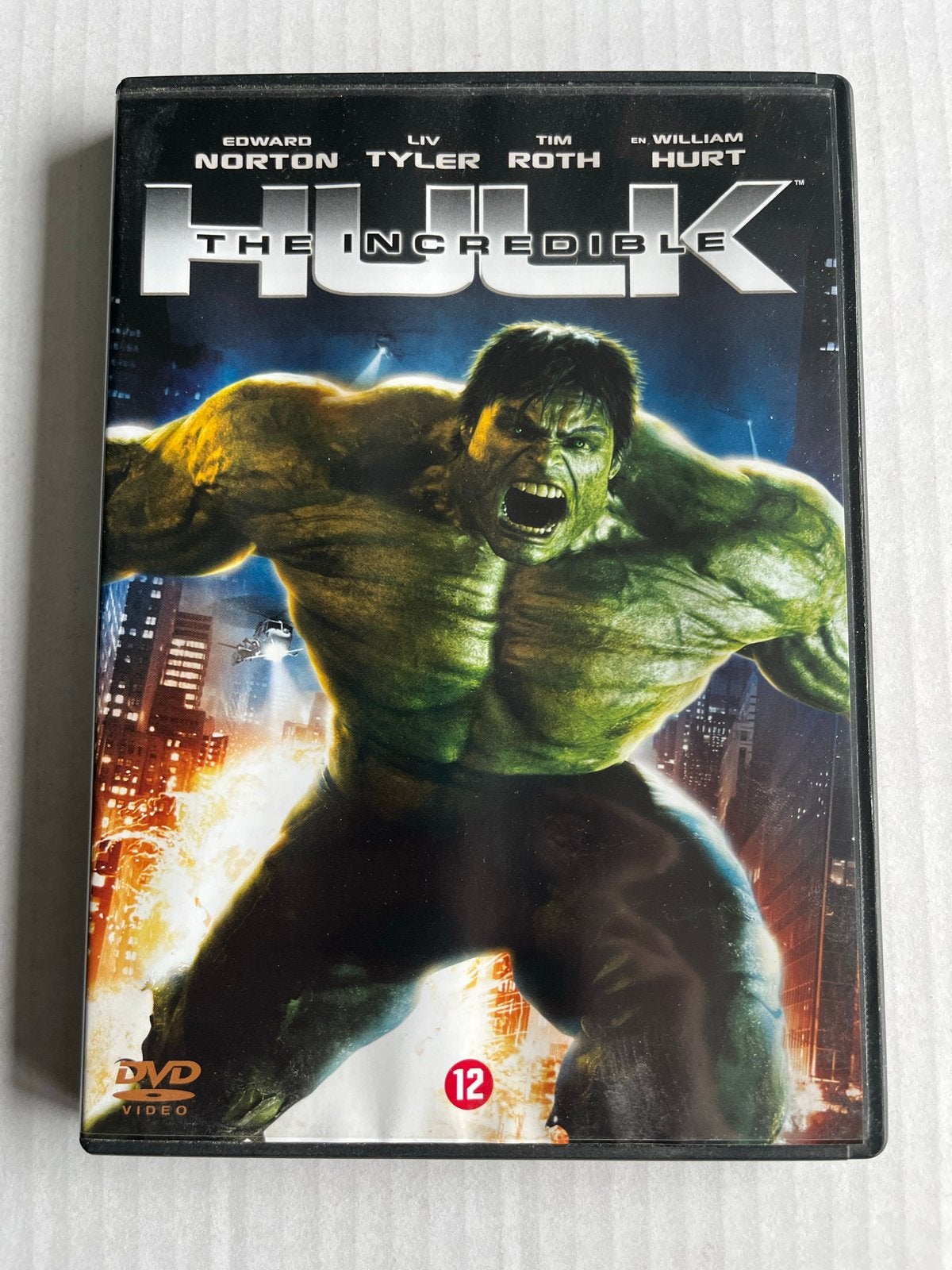 The Incredible Hulk DVD - Actiethriller met Edward Norton, Nederlands, Overige genres, Ophalen of Verzenden, Vanaf 12 jaar