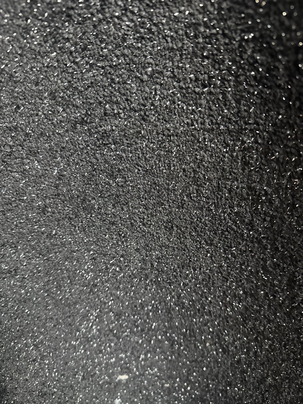 Zwart tapijt strook coupon met glitters 9,10x0,90m, Ophalen of Verzenden, Nieuw, Zwart