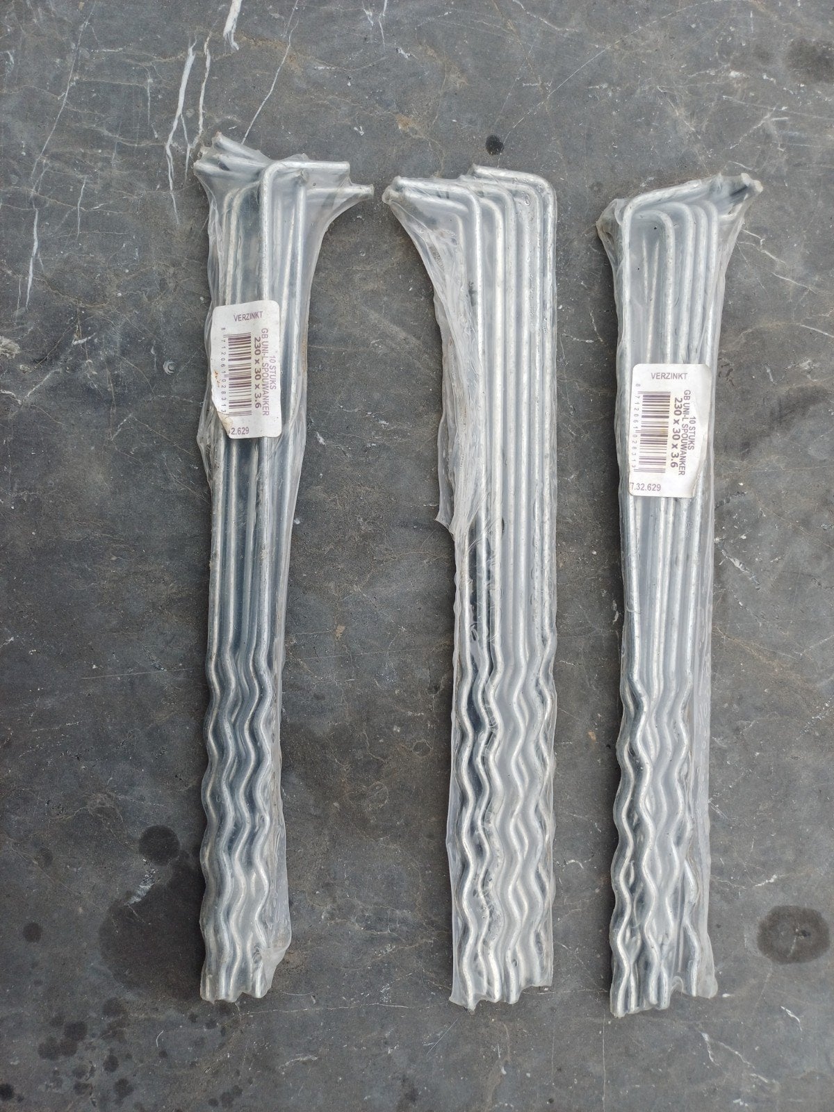 spouwankers 230 x 30 x 3.6 mm (30 st), Doe-het-zelf en Verbouw, Ophalen of Verzenden, Nieuw, 100 tot 250 mm, Overige typen