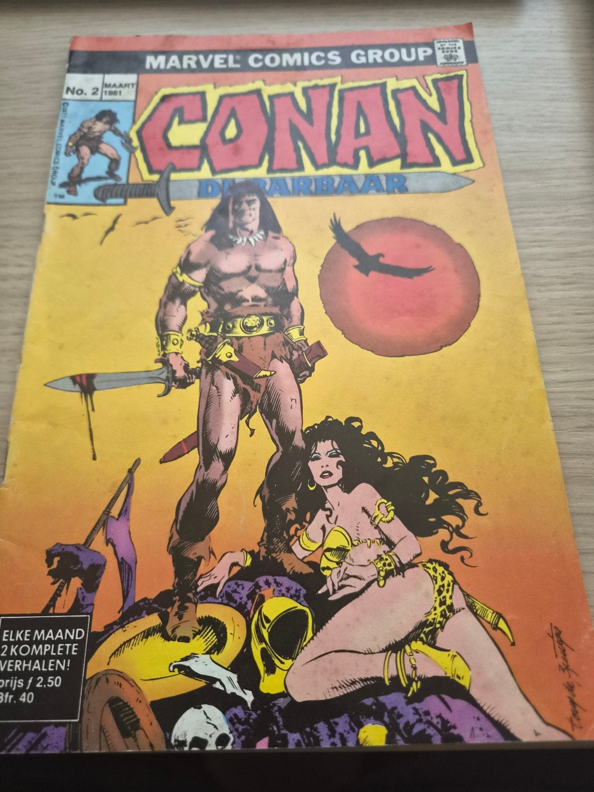 Conan de Barbaar - Marvel Comics Group - Nr. 2 (1981), Ophalen of Verzenden