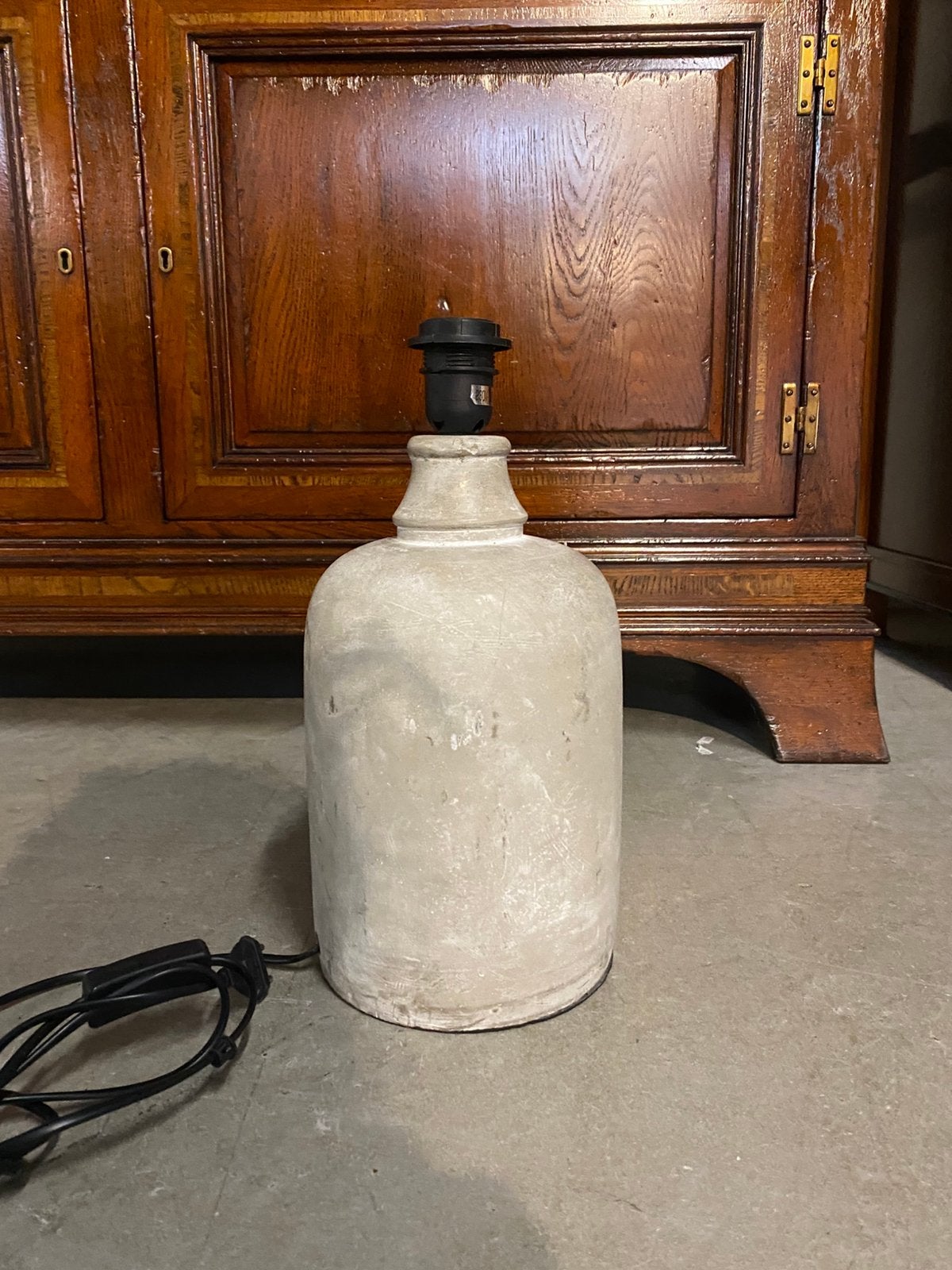 Betonlook lamp voet, Huis en Inrichting, Ophalen, Gebruikt