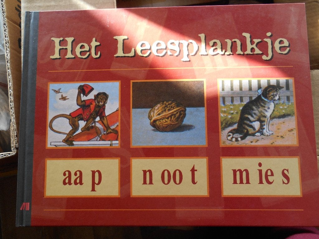 aap noot mies  boeken schoolplaat nieuw  mooi, Antiek en Kunst, Ophalen of Verzenden, Overige thema's