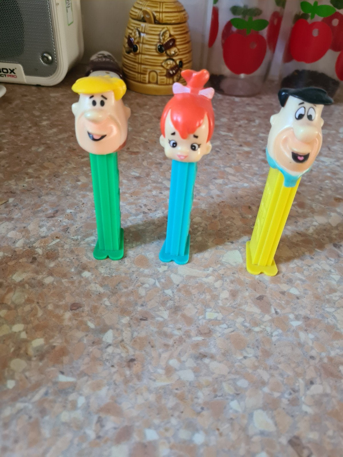 Vintage PEZ The Flintstones dispensers - set van 3, Verzamelen, Ophalen of Verzenden, Gebruikt
