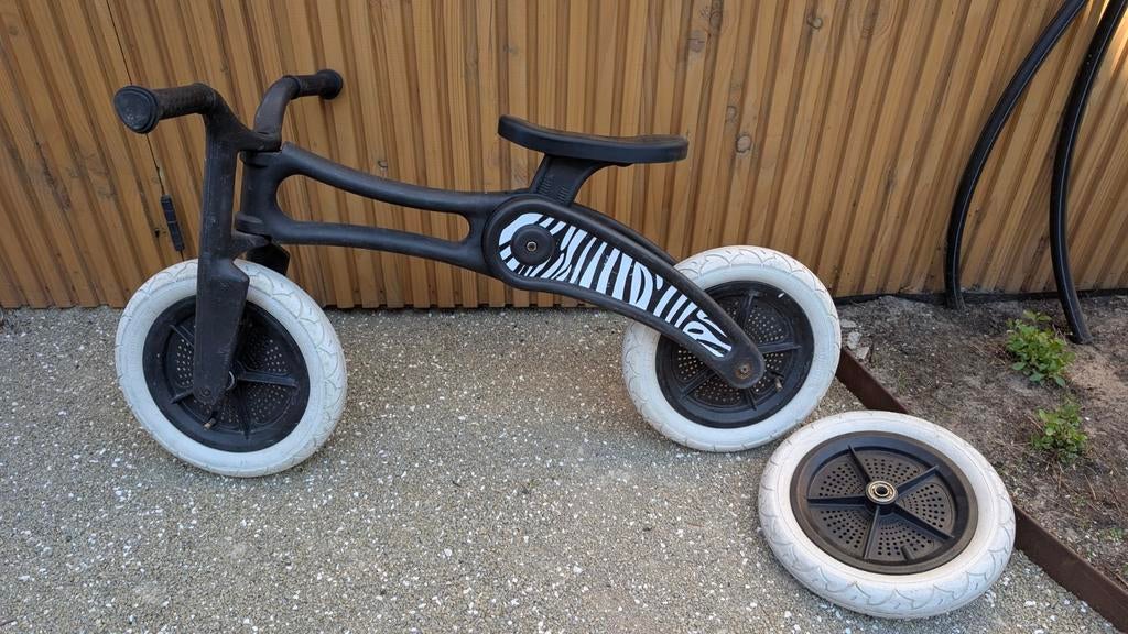 Wishbonebike 3-in-1 gerecyclede editie loopfiets, Fietsen en Brommers, Fietsen | Kinderfietsjes, Ophalen, Gebruikt, Minder dan 16 inch