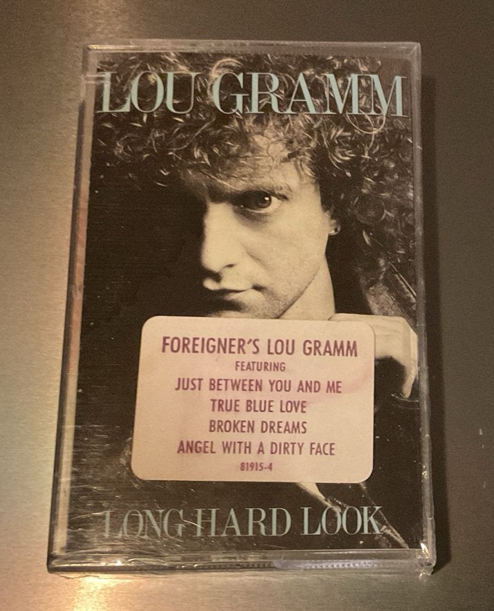 LOU GRAMM (FOREIGNER) - Long Hard Look - Cassette - GESEALD!, Cd's en Dvd's, 1 bandje, Ophalen of Verzenden, Origineel, Nieuw in verpakking