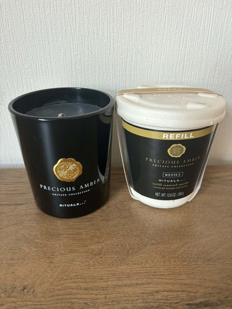Rituals Precious Amber Kaars, Zwart, Nieuw, Ophalen of Verzenden, Glas