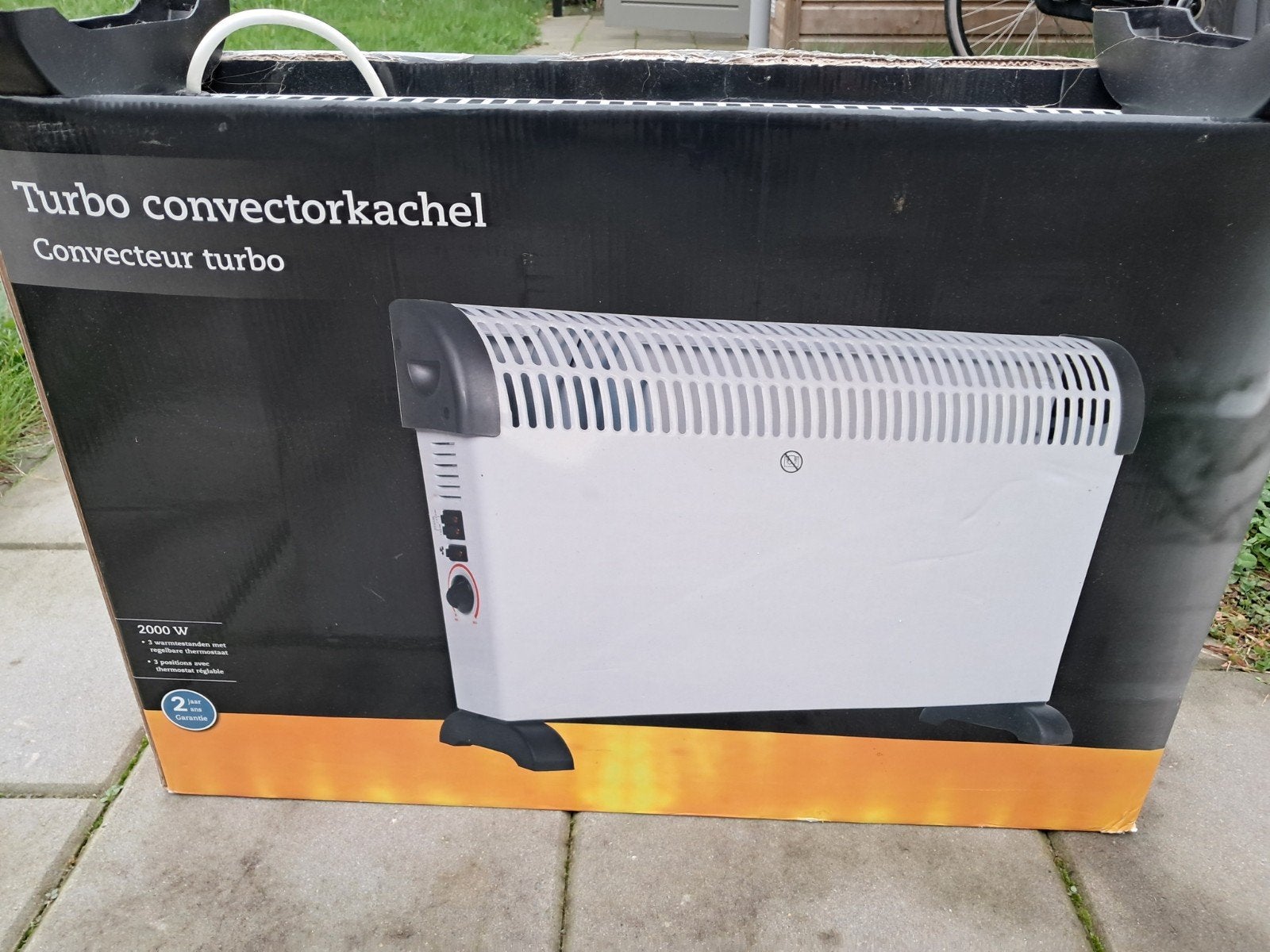 Turbo Convectorkachel 2000W GRATIS - Snel en Efficiënt Verwa, Ophalen, Overige soorten, Elektrisch, Nieuw