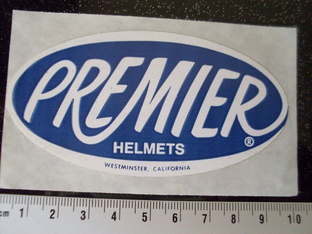 sticker premier helmets westminister california logo helmen, Verzenden, Zo goed als nieuw, Merk