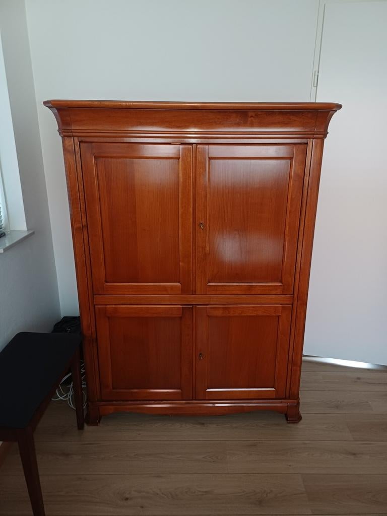 Prachtige kersenhouten computerkast, Ophalen, 170 cm of meer