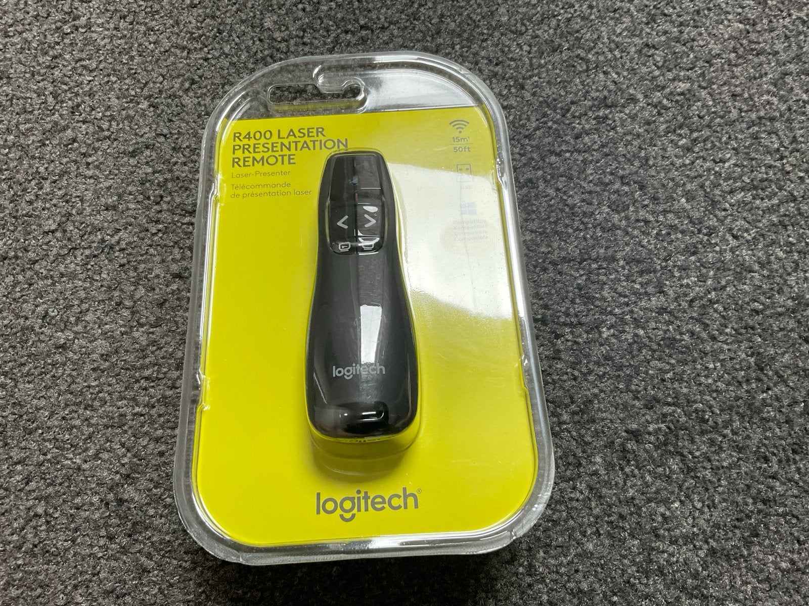 Logitech R400 Laser Presentatie Afstandsbediening, Ophalen of Verzenden, Nieuw, MacOS