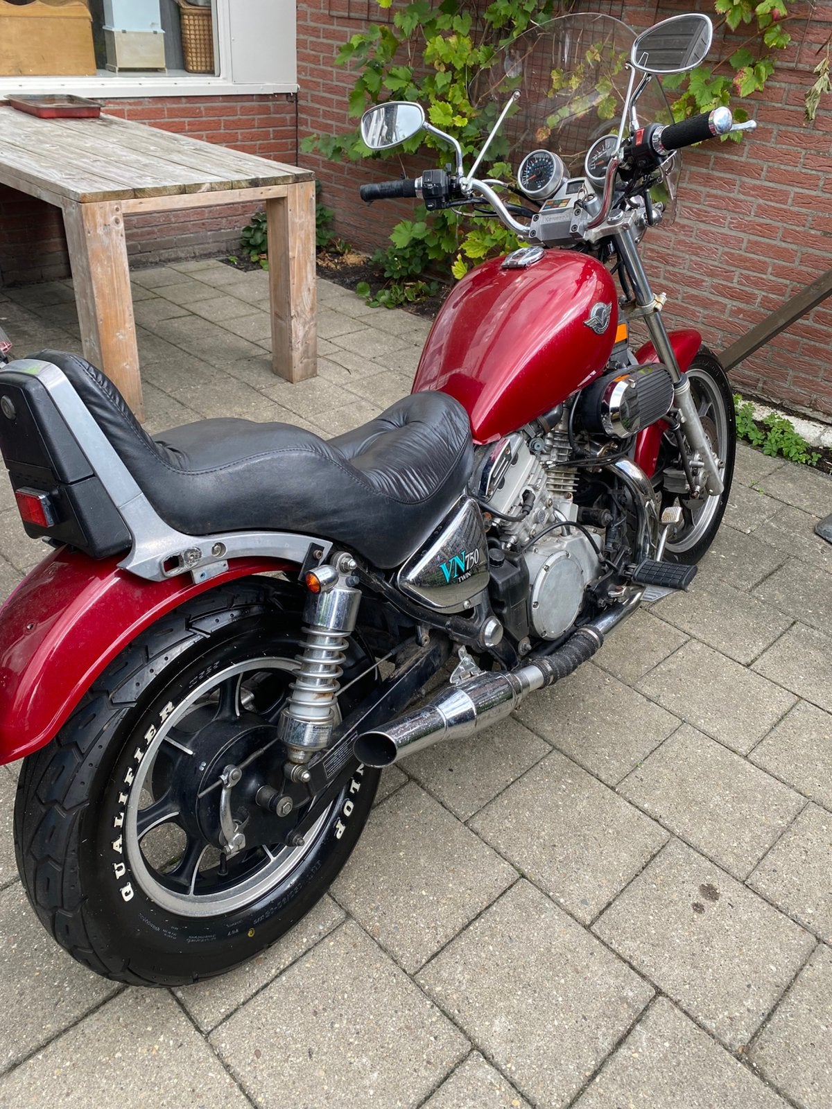 Kawasaki VN 750 onderdelen/loop/sloop., Ophalen, Gebruikt