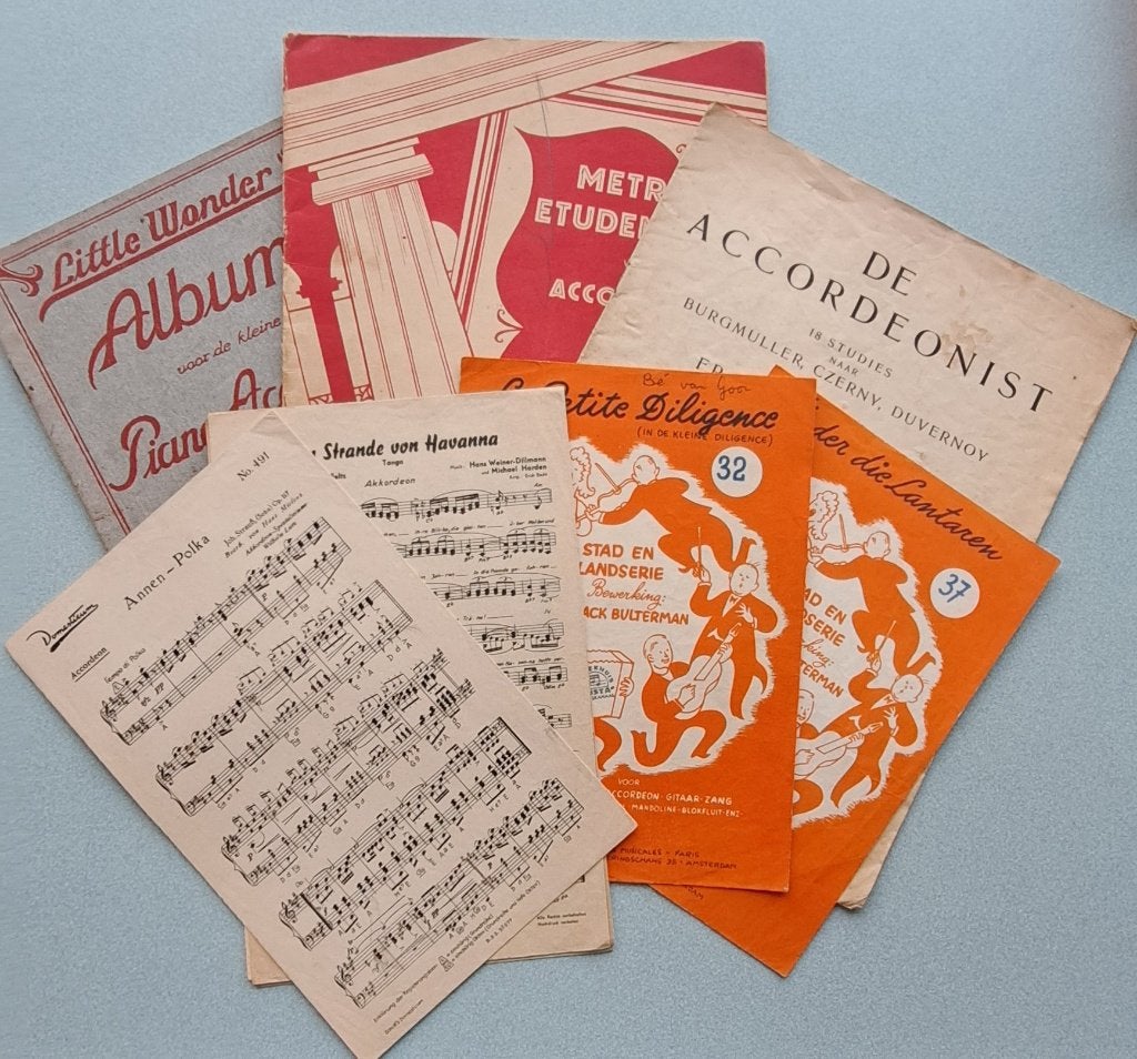 Bladmuziek, diverse accordeonmuziek, Muziek en Instrumenten, Bladmuziek, Ophalen of Verzenden, Artiest of Componist, Klassiek