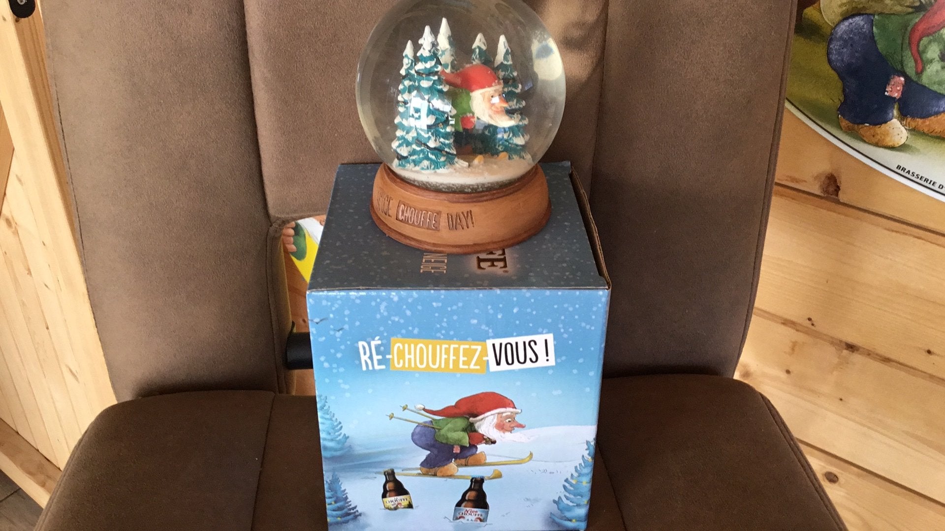 Sneeuwbal la chouffe, Verzamelen, Biermerken, Ophalen of Verzenden, Zo goed als nieuw, Overige typen, Overige merken