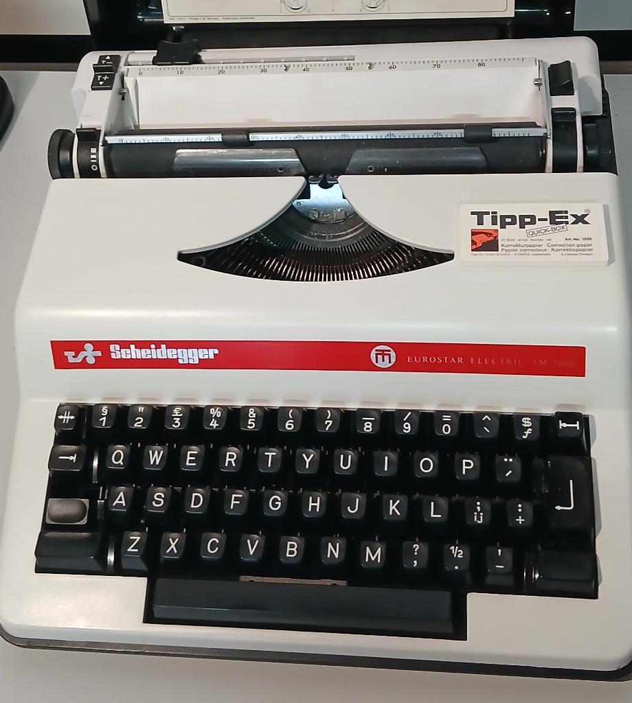 Elektrische Typemachine Scheidegger Eurostar Electric #2, Scheidegger, ., Ophalen of Verzenden, Zo goed als nieuw