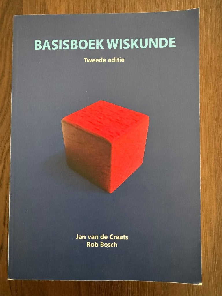 Basisboek Wiskunde, Ophalen of Verzenden, Beta, Zo goed als nieuw, HBO