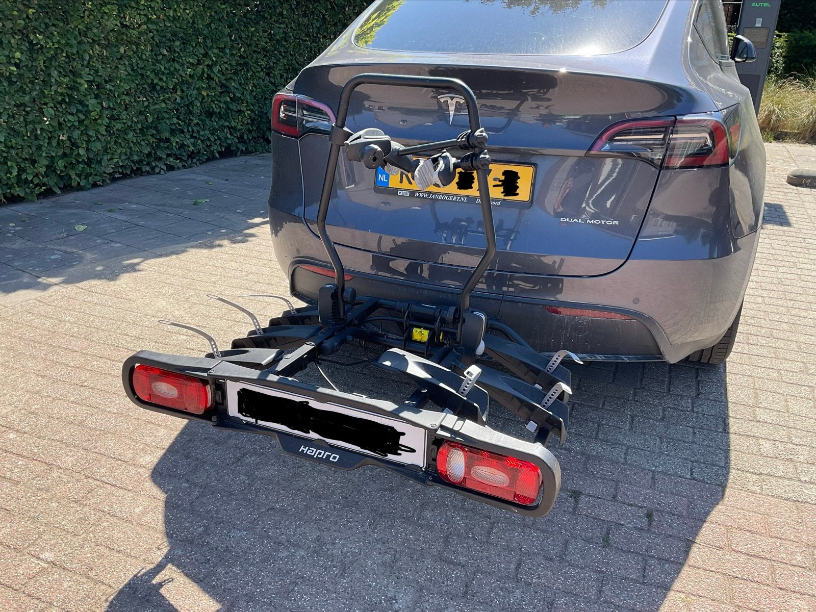 Hapro Atlas 3 premium fietsendrager voor 3 fietsen, Ophalen, 3 fietsen of meer, Gebruikt, Trekhaakdrager