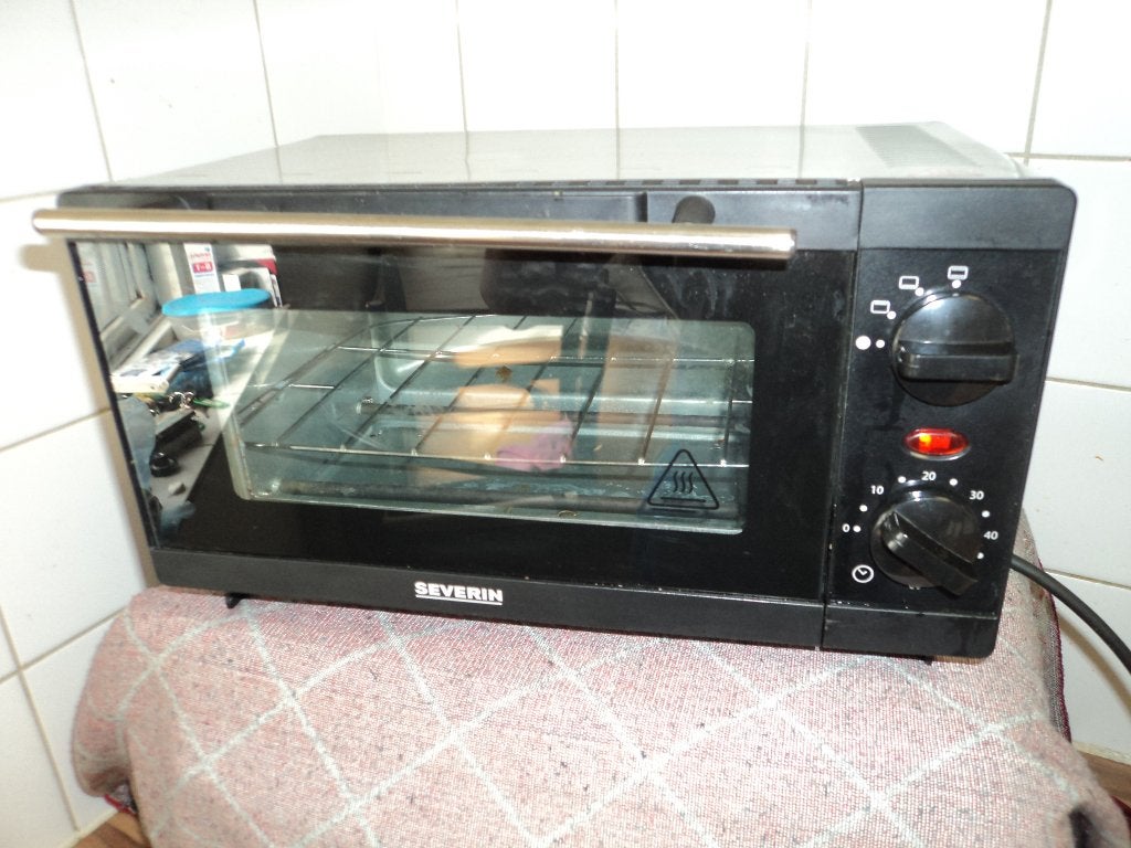 Te koop Oven met grillfuncie,, Ophalen, Zo goed als nieuw, Minder dan 45 cm