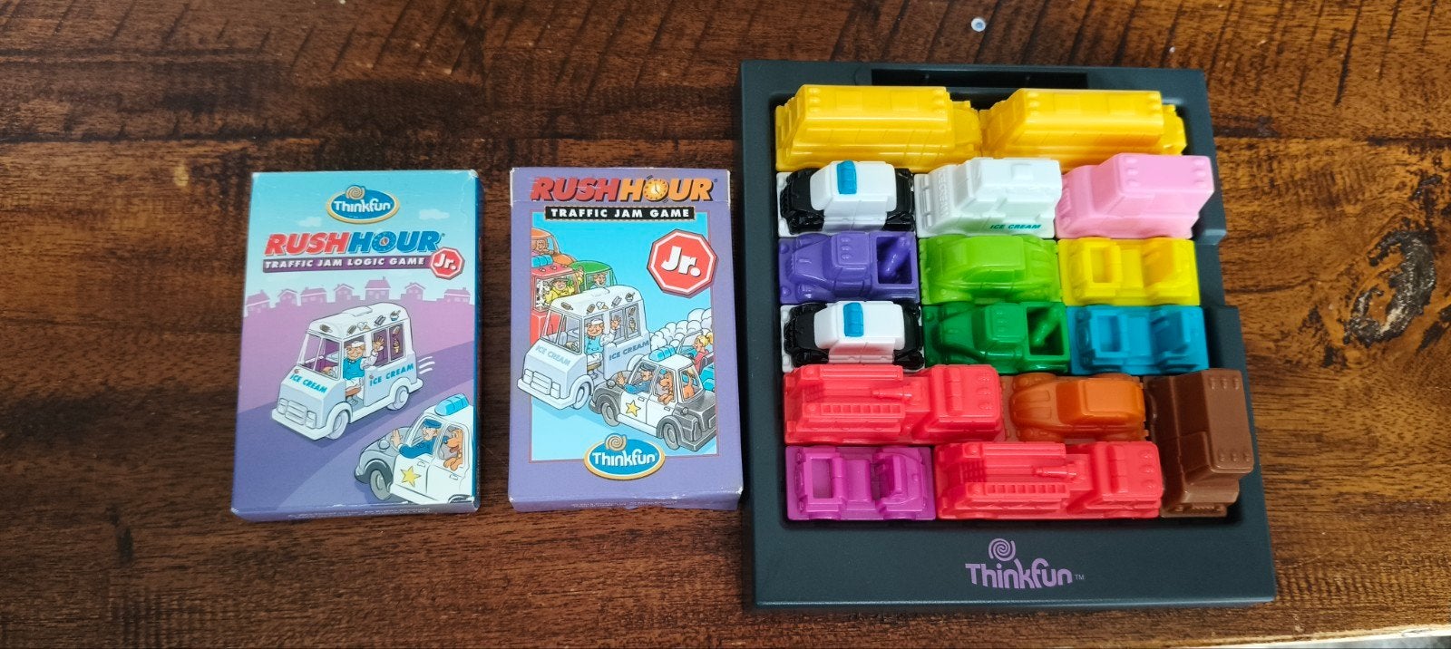 Rush Hour Jr. Verkeersopstopping Logica Spel, Ophalen of Verzenden, Gebruikt, Thinkfun