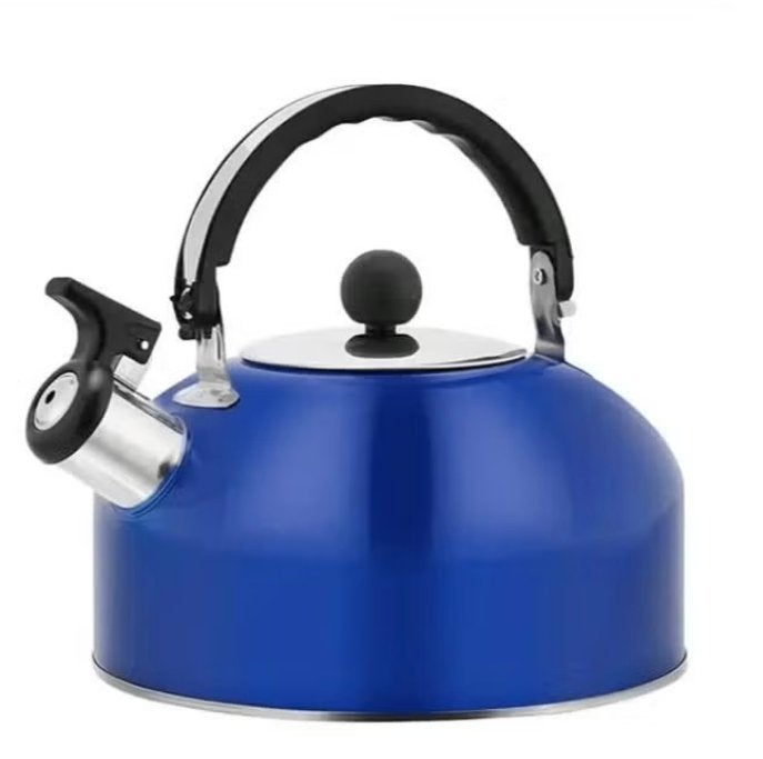 RVS Camping Waterkoker / Fluitketel (3 Liter), 1 tot 2 liter, Ophalen of Verzenden, Nieuw, Rvs