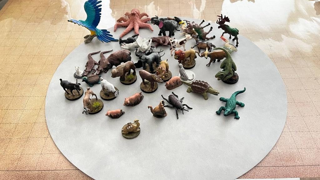 Speelgoeddieren lot - 30+ stuks (Schleich, Safari, mix), Ophalen of Verzenden, Gebruikt, Jongen