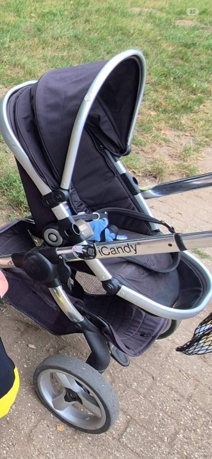 iCandy kinderwagen met reiswieg en Maxi-Cosi adapter, Kinderen en Baby's, Gebruikt, Verstelbare duwstang, Ophalen, Kinderwagen