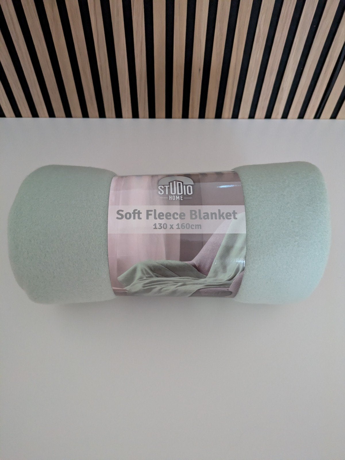 Nieuwe Studio Home Soft Fleece Deken 130x160cm, Huis en Inrichting, Fleecedeken, Nieuw, Ophalen of Verzenden, Groen