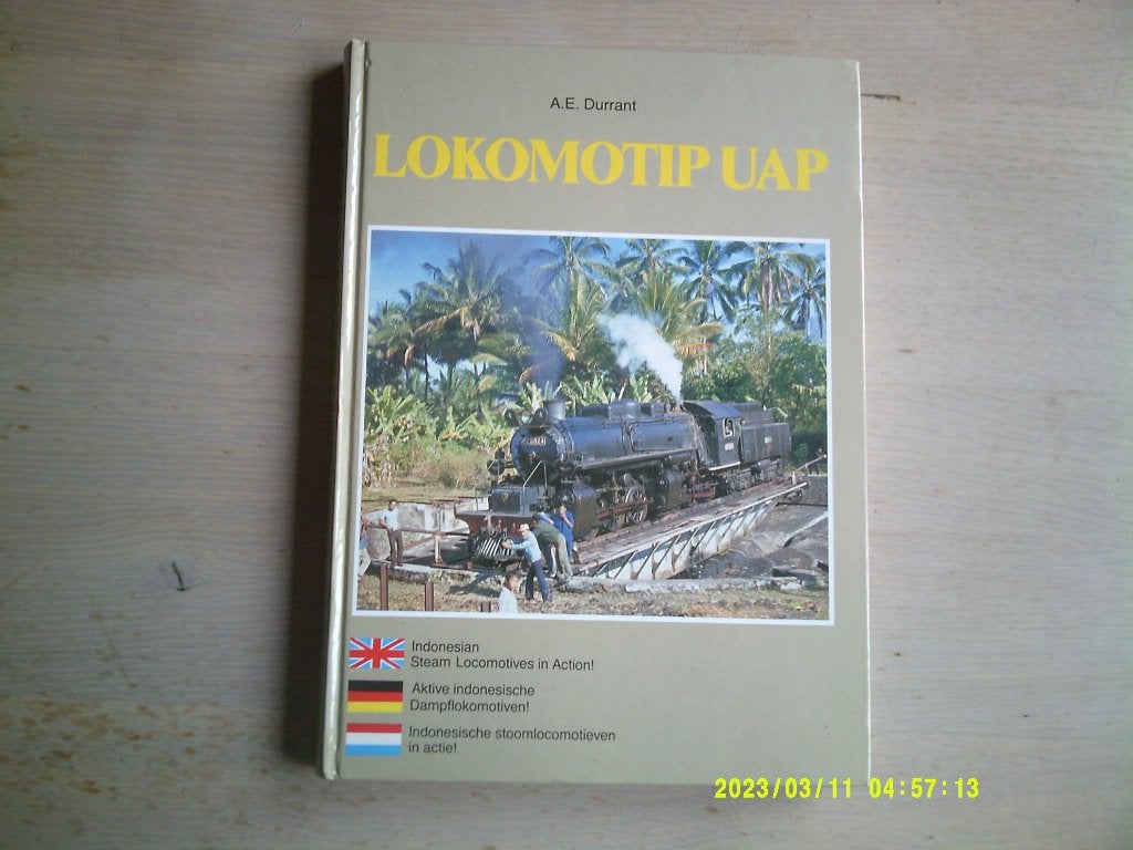 boek: Indonesische Stoomlocotieven in actie!, Ophalen of Verzenden, Zo goed als nieuw, Trein, Boek of Tijdschrift