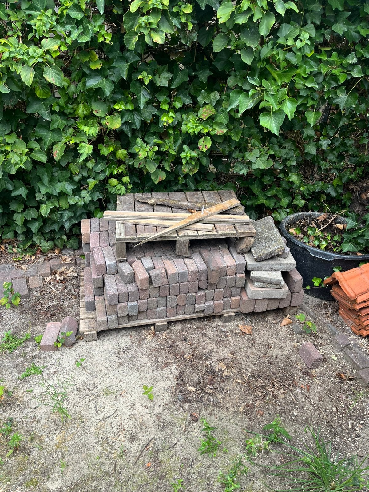 Gratis stenen, Ophalen, Zo goed als nieuw, Beton, Klinkers