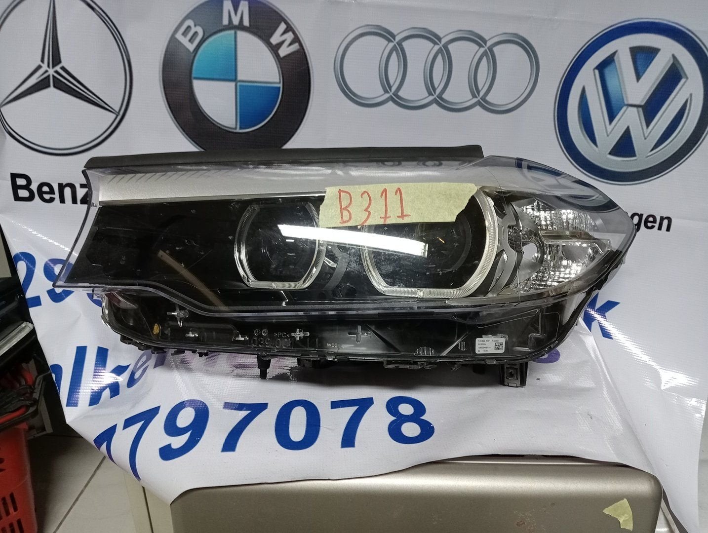 Koplamp BMW 5 Serie G30 G31 Full Led Links 849911101 Origine, Gebruikt, -, -, Ophalen of Verzenden