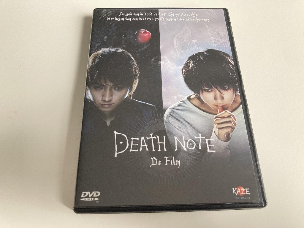 Death Note De Film DVD, Vanaf 16 jaar, Ophalen of Verzenden, Zo goed als nieuw, Overige gebieden