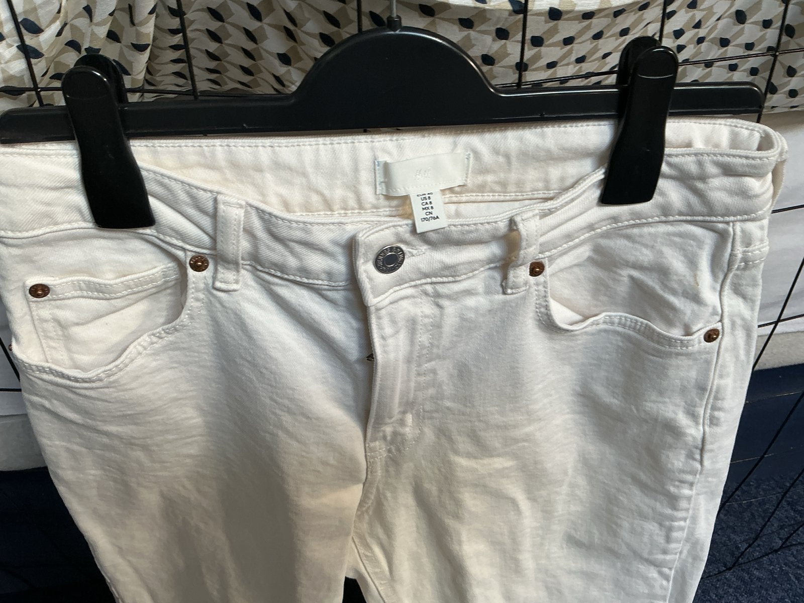 H&M Witte Jeans - Nieuw met kaartje - Maat 38 (EU 40), Ophalen of Verzenden, Nieuw, Wit, W30 - W32 (confectie 38/40)