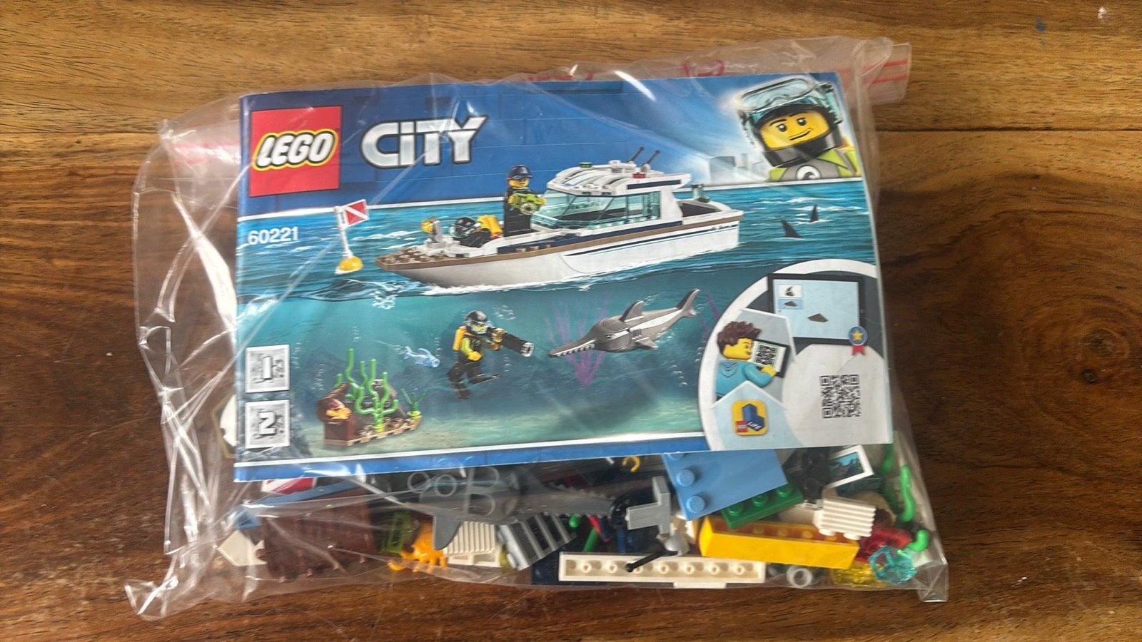 Lego City 60221 Duikjacht - Compleet met instructies, Ophalen of Verzenden, Zo goed als nieuw