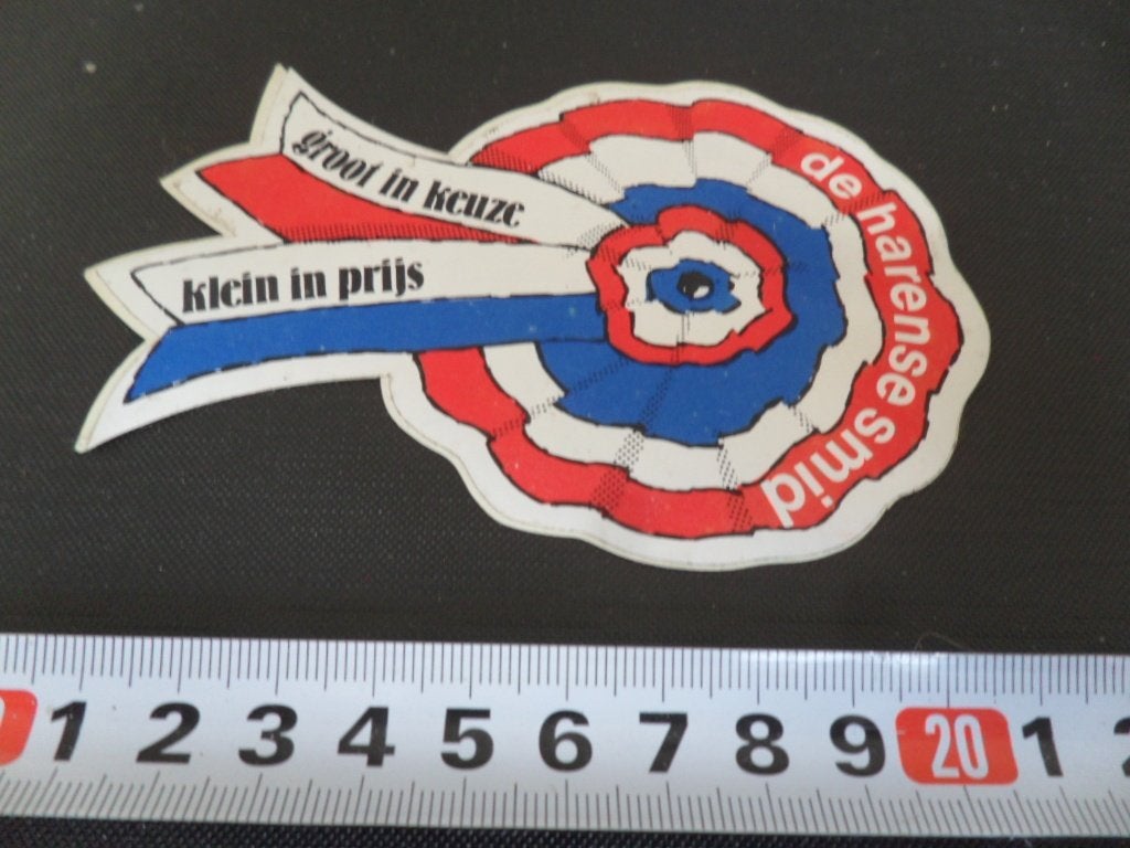 sticker De Harense Smid groot in keuze klein in prijs PX077*, Verzamelen, Ophalen of Verzenden, Zo goed als nieuw
