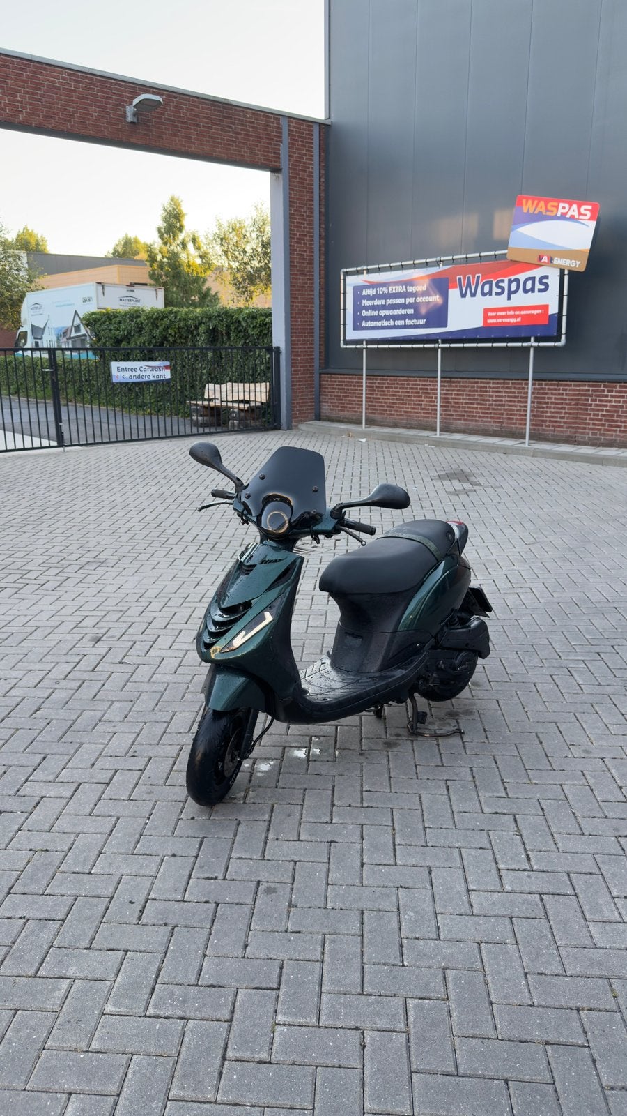 Piaggio Zip 80cc Full Malossi Jaguar groen, Fietsen en Brommers, Scooters | Piaggio, Ophalen, Maximaal 45 km/u, Zip, Zo goed als nieuw