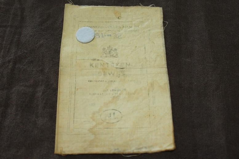 Linnen kenteken Batavus 125 cc JLO 1949, Motoren, Ophalen of Verzenden, Overige merken