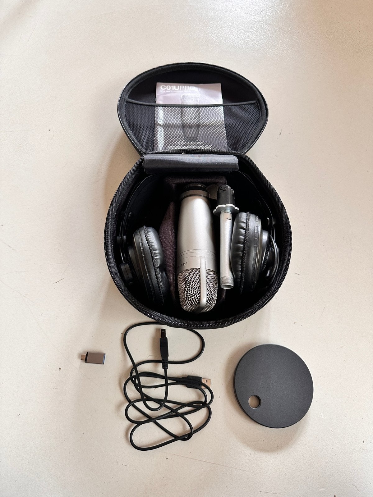 Samson C01U Pro microfoon + Samson SR850 koptelefoon, Ophalen of Verzenden
