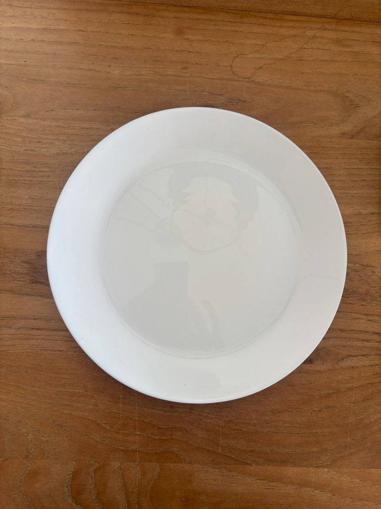 Witte platte IKEA borden – Ø 25 cm – plat, Ophalen, Overige materialen, IKEA, Zo goed als nieuw