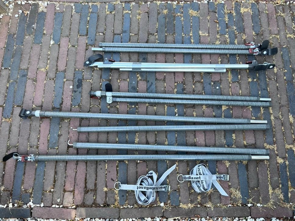 Isabella CarbonX en Zinox Verandastang en Stormbanden, Ophalen of Verzenden, Nieuw