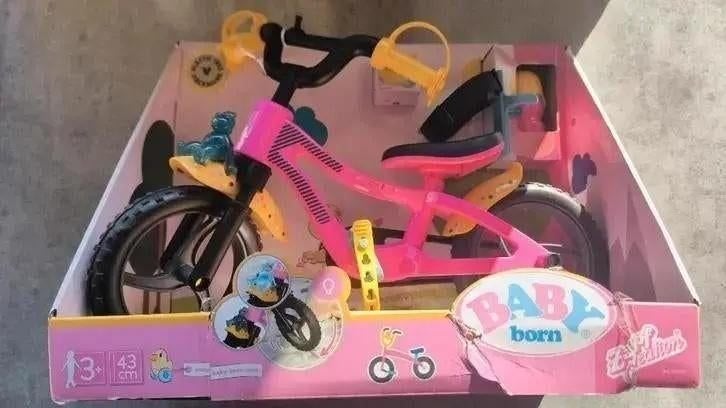 BABY born Fiets voor poppen van 43 cm, Kinderen en Baby's, Speelgoed | Poppen, Ophalen of Verzenden, Nieuw, Babypop