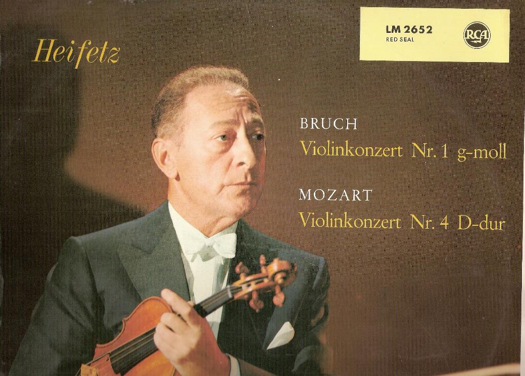 Heifetz & Sargent Violinkonzerte 1 & 4 RCA LM-2652, Ophalen, Gebruikt, Overige formaten, Overige typen