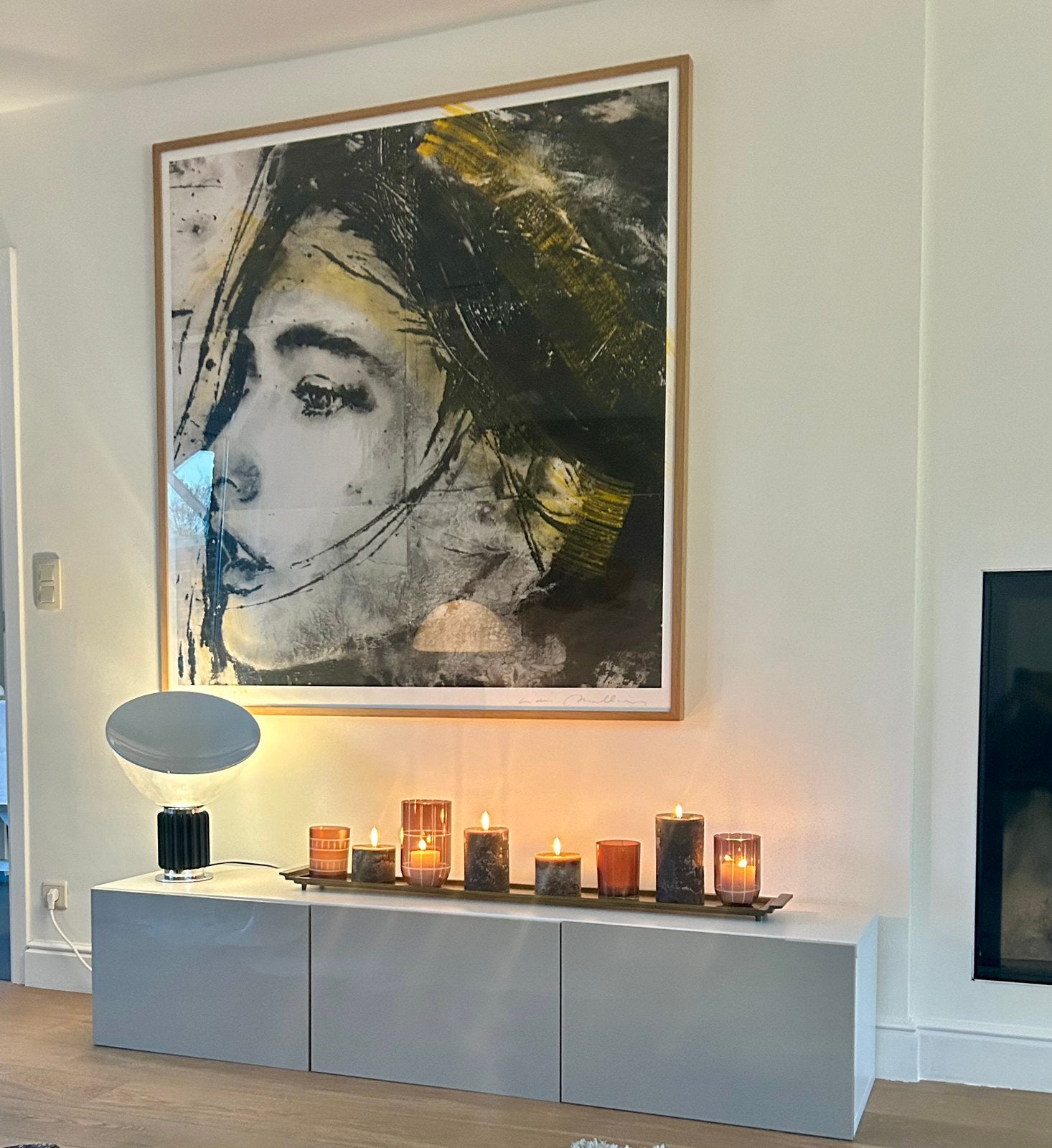 Prachtig groot statement schilderij lidia Masllorens, Ophalen